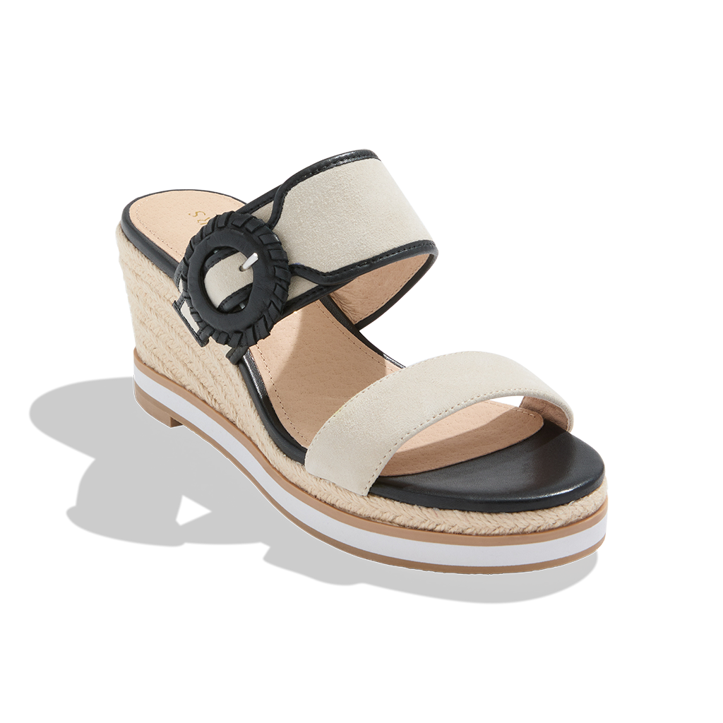 Callie Buckle Wedge - Click Image to Close