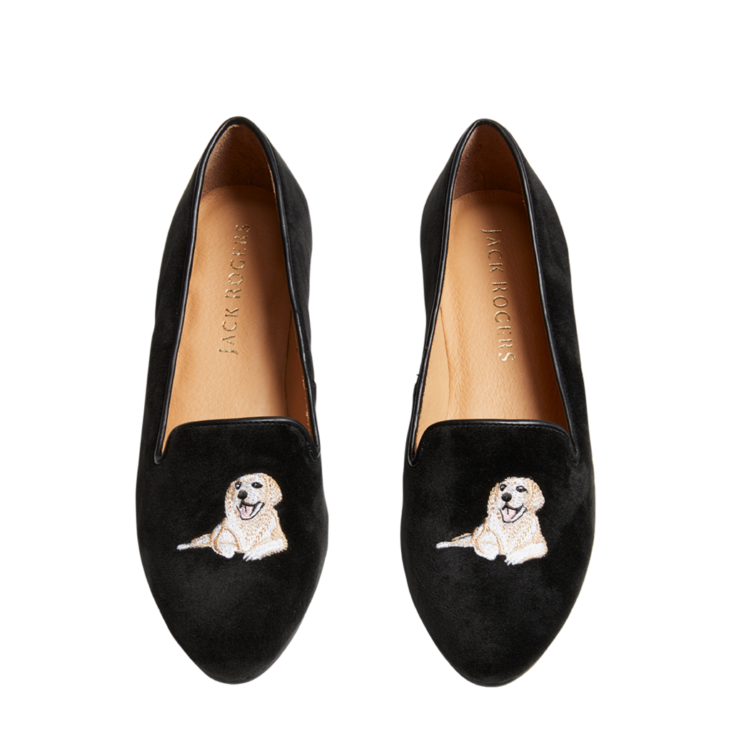 Yellow Lab Embroidered Loafer