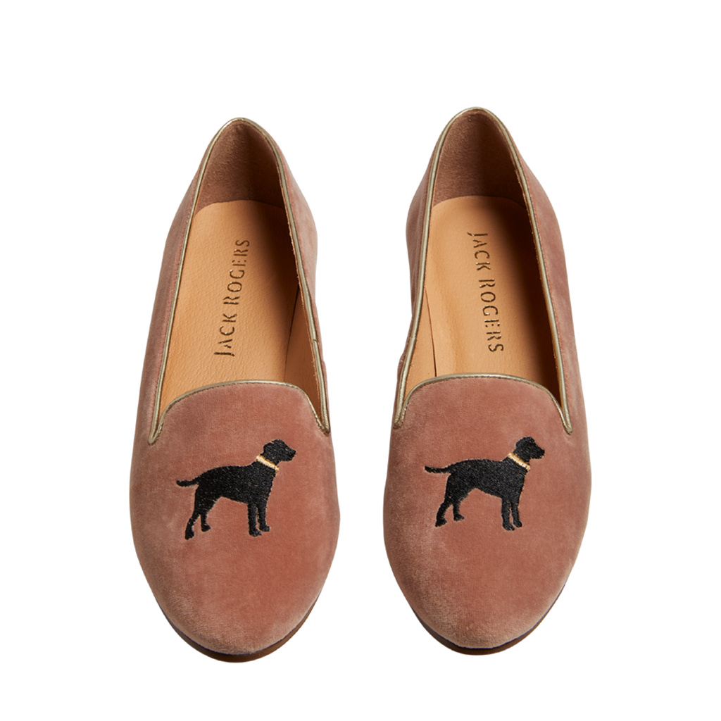Black Lab Embroidered Loafer - Click Image to Close