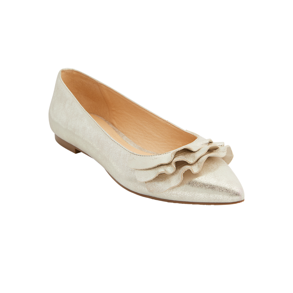 Rosie Ruffle Ballet Flat - Click Image to Close